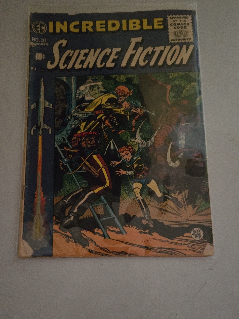 VINTAGE* Incredible Science Fiction Comic Book Oct 1955